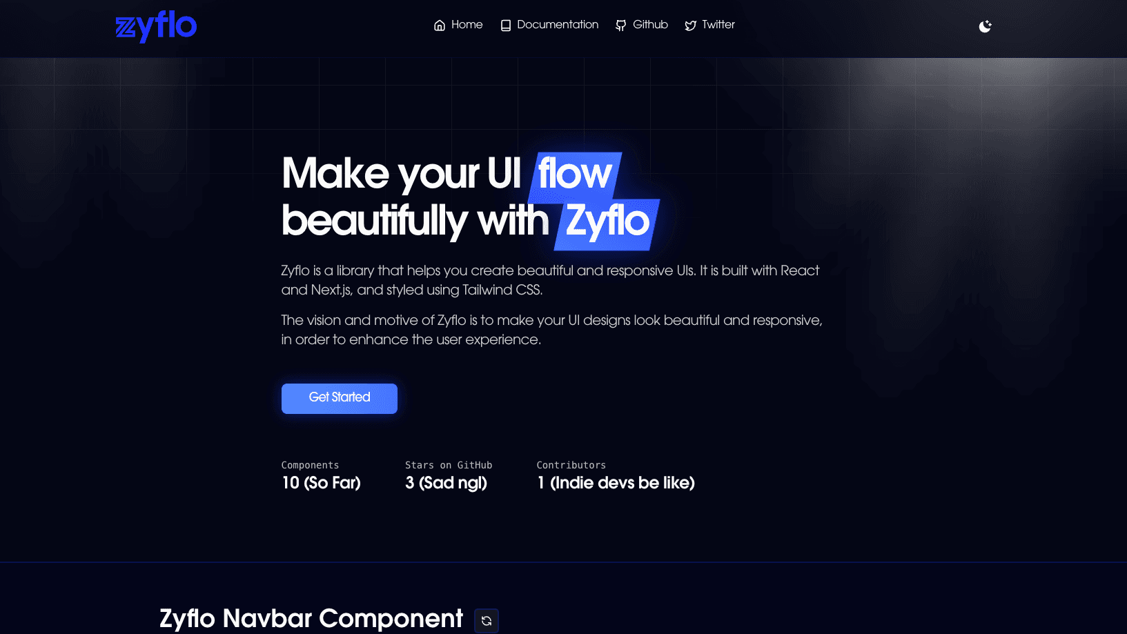 Screenshot of Zyflo