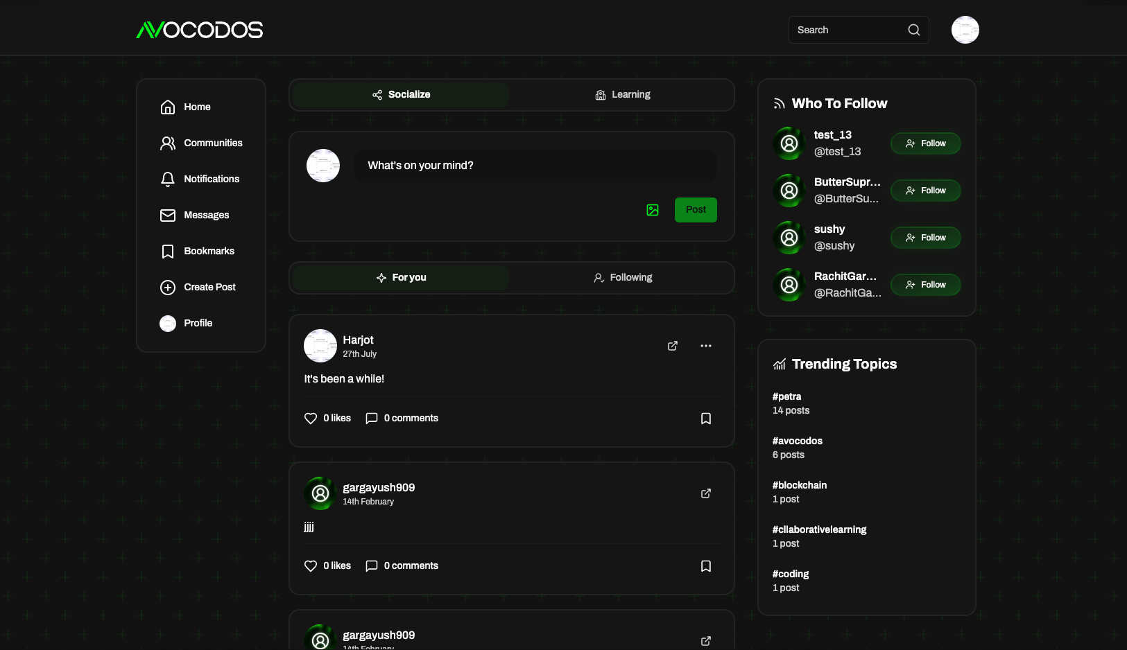 Avocodos screenshot